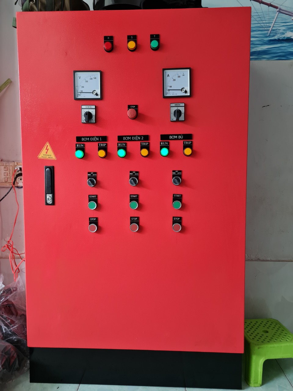 Lắp đặt tủ điện hệ thống PCCC - Điện Công Nghiệp Ngọc Thành Nam - Công Ty TNHH Tự Động Hóa Ngọc Thành Nam